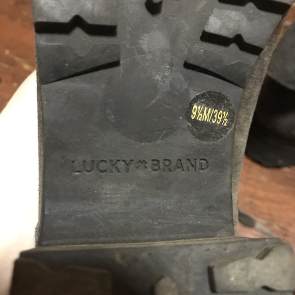 Lucky Brand ankle bootie with sweater cuff - 9.5 - Picture 7 of 7